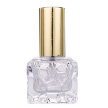 Refillable Bottle Mist Sample Vial Travel Perfume Press Bottl Cosmetic Container Liquid Sprayer Perf, 03 gold