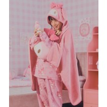 SPAO (캐릭터즈) 뽀짝 후드담요(PINK)_SPMAC4TU06 SPMAC4TU06