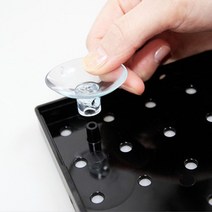 페그보 흡착판 40mm 6P 타공판걸이 페그보드 진열대 후크 진열장 용품 타공판 타공보드 우드타공판 페그보드 다용