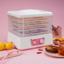 펫드라이룸 식품 건조기 가정용 과일 애완 동물 간식 고기 공기 미니 소형 음식 말린 탈수 기계, [01] 분홍색