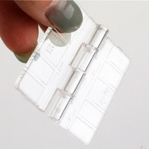 모아천일 아크릴경첩 중 아크릴정첩 정첩 투명경첩 연결부속