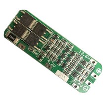 배터리 잔량BMS 3S 18650 리튬 배터리 충전기 보호 보드 20A 12.6V 밸런서 모듈, 01 green