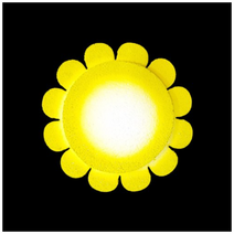 학교/유치원/교실/게시판 환경꾸미기 스치로폼 스티로폼 폼아트 국화모양판 연두(중)