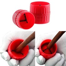 모따기 45도 철제용 모서리 디버링 대패 컷팅 전동 전기 자동 다용도 측면 석고 나무 공구 황동 파이프 내부 외부 튜브 금속 헤비 듀티 도구 리머 3mm38mm, red