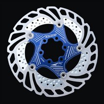 MTB 플로팅 디스크 브레이크 로터 140mm 160mm 180mm 203mm 자전거 패드 6 볼트 시마노 SRAM, M1-Blue-140mm-1PC