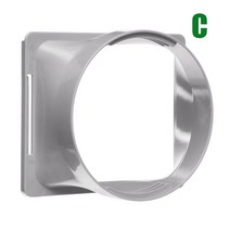 공기청정기 필터 휴대용 에어컨 15cm 창 씰 에어 벤트 배기 덕트 파이프 호스 커넥터, c