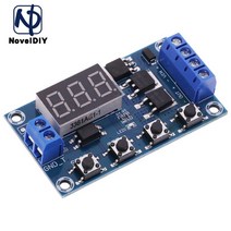 스마트 스위치 IOT 홈 조명 제어용 컨트롤러 DC 12V 24V 듀얼 MOS 튜브 LED 디지털 시간 지연 릴레이 트리거 사이클 타이머 회로 기판 타이밍 제어 모듈