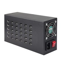 휴대폰 대량 충전기 10개 16개 24개 동시 USB 충전, 24포트200W 일반220V40A케이블10