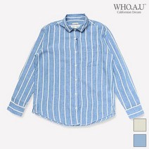 후아유 린넨 스트라이프 셔츠_WHYS92401F (P001891938)