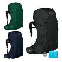 오스프리 룩 남성용 등산 배낭 백팩 가방 65L OP91MBP025, BLACK