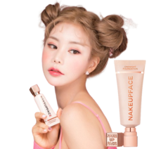 네이크업페이스 원나잇 파운데이션 착한성분 저자극 톤업파데, 1개, 2호 베이지누드