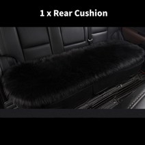 열선시트 자동차 롱울 양모 시트 커버 풀 세트 프론트 + 리어 모피 Wram 소파 Suv 트럭 용 플러시, 01 rear cushion, 01 rear cushion