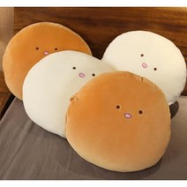 신학기선물 낮잠베게 힐링템 모찌 찰떡인형 2종, 흰떡_손포켓