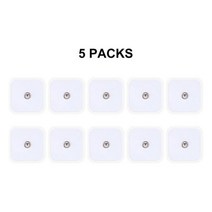 기구 EMS 전극 패드 마사지 10 개 침술 디지털 근육 패치, 03. 10pcs pads(4x4cm)
