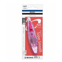 톰보우 모노에어5 펜타입 수정테이프 5mm x 6m, CT-PAX5C80(핑크), 20개