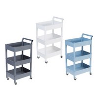 JANGCHEN 바퀴달린 이동형 3단 리빙 박스 깔끔한 다용도 수납함 / 제품선택 배송상품 : 그레이 (리빙박스/다용도수납함/다용도정리함/소품정리함 추천)