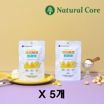 네츄럴코어 크런치즈 (트리오/고구마) 15g X5개 강아지간식 바삭한간식, 트리오