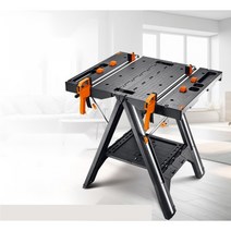 목공 접이식 작업테이블 원목작업테이블 이동식 작업대 이동형 공장 공방 워크벤치 작업다이, 작업대 본품 최대하중 135kg