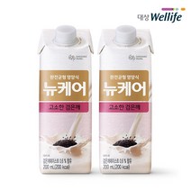 [대상웰라이프] 뉴케어 구수한맛 검은깨맛 아셉틱 200ml x 60팩, 고소한검은깨맛(CS캡) 60팩, 상세페이지 참조, 상세페이지 참조