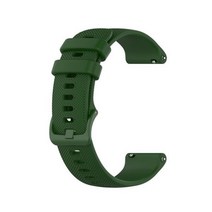 손목 스트랩 스포츠 밴드 폴라 밴티지 M/점화 시계 소프트 실리콘 팔찌 교체 LGNITE, Dark green|20mm Width