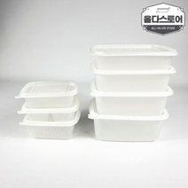 올다 일회용 죽용기 본죽용기 죽통 사각 소 중 대 특대 2칸 반찬 이유식 소분 50개, 5)사각 죽용기 중 850ml(50개)