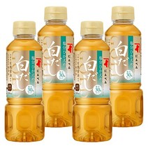 일본 육수 조미료 닌벤 염분 히마메 흰 골드 300ml x 4개 (희석 타입) [가츠오부시 고등어포 소다가츠오부시 다시마 모둠 육수] 1699년 창업 가쓰오부시 · 전문점의