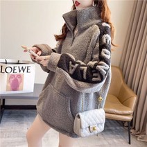 여성 양털후리스 뽀글이 맨투맨 티셔츠 플리스