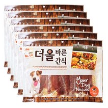 메가펫 더올바른 강아지간식 300g x6개, 6개, 오리져키