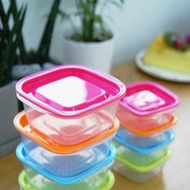 오너클랜 냉장고정리가 쉬운 일본산 모모코 찬통 4P세트 소, 90ml 본품