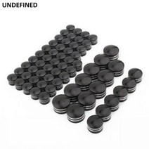 트윈 캠 투어링 일렉트라 글라이드로드 글라이드 스트리트 FLH 1999-2006 용 볼트 커버 엔진 헤드 나사 토퍼 캡 키트, Black