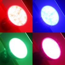 LED 칼라 PAR30 컬러 전구 집중형 레일조명 파30 적색 청색 녹색 핑크 보라, COLOR PAR30 - 적색