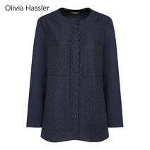 올리비아하슬러 라운드 버튼 자켓
