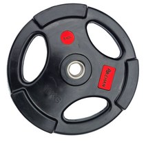 고무원판 고무바벨 2.5kg~20kg 31mm홀 지름, 2.5kg, 1개