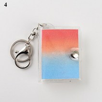 스크랩북 포토북만들기 앨범 사진첩 16 미니 작은 사진 앨범 열쇠 고리 1 2 인치 ID 즉석 삽입 저장 카드, 22 B 2inch