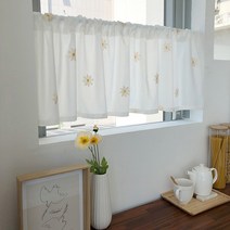 데이지 자수 바란스 미니커튼(맞춤제작)