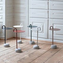 헤이보울러 사이드테이블 협탁 보울러 사이드테이블, 흰색 직경 36 높이 70cm