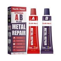 금속 접착제 철본드 고온 수리 주철강 강도 수리 방수 투명 빠른 건조, 협력사, 20g