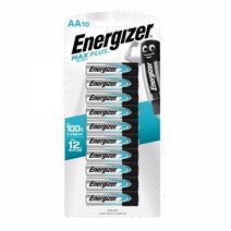 에너자이저 맥스플러스 건전지 AA 10입, 1개, 10개입