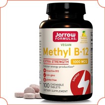 B12 메틸코발라민 비건 비타민b12 1000mcg 100츄어블 자로우