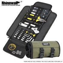오토바이사이드백 새들백 사이드가방 리어백Rhinowalk-오토바이 공구 가방 롤 툴킷 안장 휴대용 수리 키, 02 MT103-Green