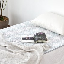 루첸 도트 번아웃 워셔블 온열매트 더블, 혼합
