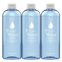 CY2 대용량 퓨어 아쿠아 클렌징워터 / 온가족 대용량 리무버 클렌저, 3개, 600ml