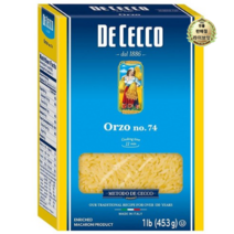 라이브잇 Dececco 오르조 NO.74 파스타, 15개, 453g