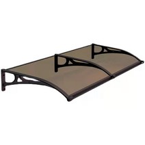 렉산 캐노피 비가림막 현관 카페 입구 고정 처마, 확정60×벽 240 cm