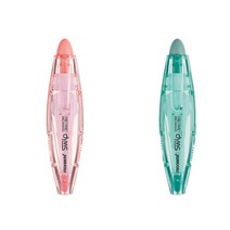 모나미 수정테이프 스윕 5mm X 6M 노크식 깔끔한 수정, 민트