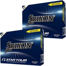 Srixon Q Star 투어 4 골프 볼s - 2 Dozen 2022 모델, 2 Dozen Yellow