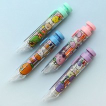 제이제이브라더스 당일출고3000 당근 8색 반짝이젤펜 1.0mm 랜덤발송 볼펜 학용품 필기류