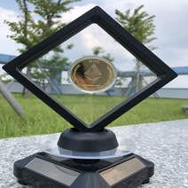 프리미엄 무중력 데코 기념 장식 주화 가상 암호화폐, Ethereum Silver
