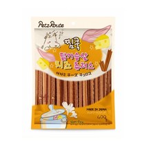[펫츠루트]셰프요리 찜쿡 400g 8종 애견간식 사사미, 1개, 08.찜쿡 닭가슴살 치즈츄러스