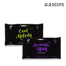 [디레시피] 데오퍼퓸티슈 향기나는 물티슈 파우치 6팩 (파우치), C. 쿨멜로디 3팩 + 아로마틱 허그 3팩